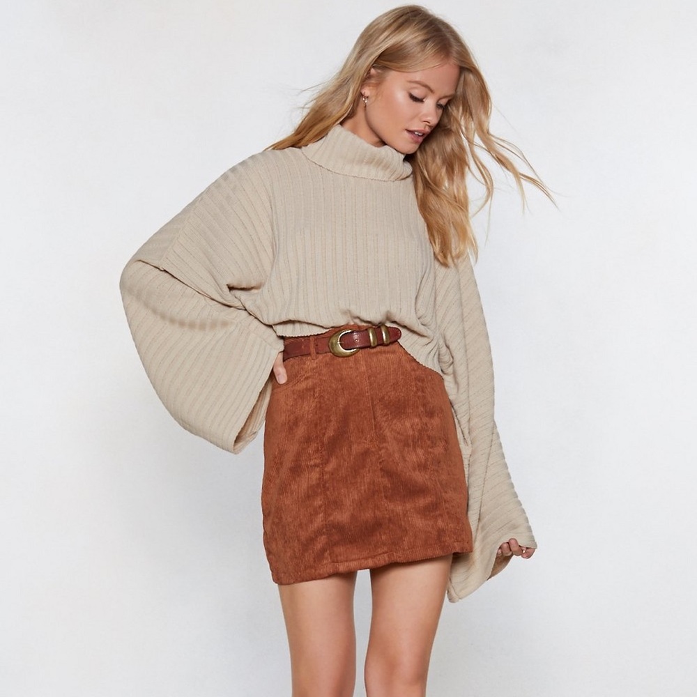 Oversized Turtleneck Sweater